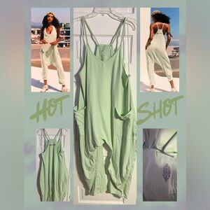 FP Movement by Free People Light Green Jumpsuit